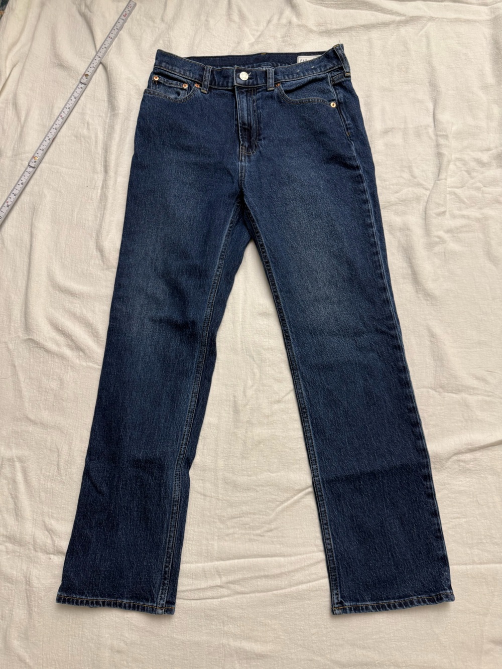 GAP Women's 90’s high rise Straight-Leg Jeans, 8s